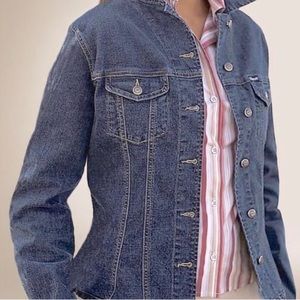 Faconnable Fitted Denim Jacket - Medium